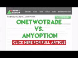 Binary Option Tutorials - OneTwoTrade Review OneTwoTrade vs. Anyoption