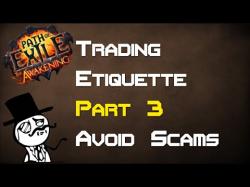 Binary Option Tutorials - trading etiquette PoE Trading Etiquette - How to avoi