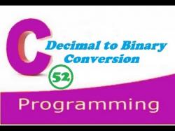 Binary Option Tutorials - RBinary Video Course C programming video tutorial - deci