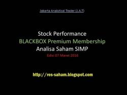 Binary Option Tutorials - trading saham Stock Performance BLACKBOX Premium 