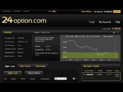 Binary Option Tutorials - trading 24option Trading dal vivo con il broker 24op