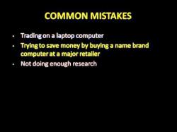 Binary Option Tutorials - trading setup How Computers Affect Your Online Tr