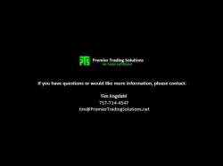 Binary Option Tutorials - trading solutions Premier Trading Solutions Special P