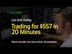Binary Option Tutorials - trading live Live Day Trading - 20 Minutes, $572