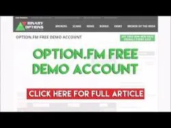 Binary Option Tutorials - Option.FM Strategy Option.FM Free Demo Account