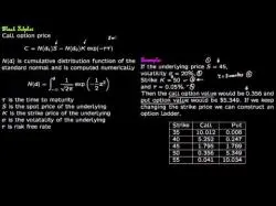 Binary Option Tutorials - PutandCall Review Opt1 3 1 Black Scholes Pricing for