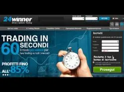 Binary Option Tutorials - 24Winner Video Course Trading dal vivo con le Opzioni Bin