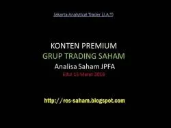 Binary Option Tutorials - trading saham Analisa PREMIUM Saham JPFA 15 Maret