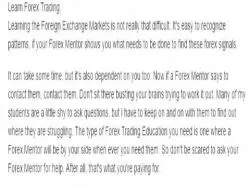 Binary Option Tutorials - forex mentorship Good Forex Mentors Are Hard to Find