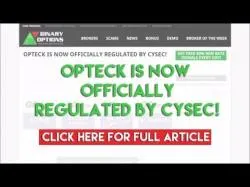 Binary Option Tutorials - Opteck Review Opteck is now officially regulated 