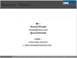 Binary Option Tutorials - Interactive Options Strategy CBOE- VIX Trading Strategies
