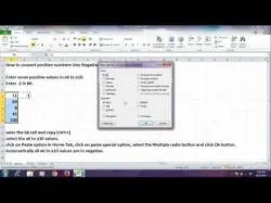 Binary Option Tutorials - OptionXL Video Course Excel:Convert Positive Numbers into