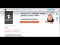 Binary Option Tutorials - Optie24 Optie24 BONUS ACTIE mei 2016